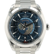 2022 Omega Seamaster Aqua Terra Worldtimer Auto Men's Watch 220.10.43.22.03.001