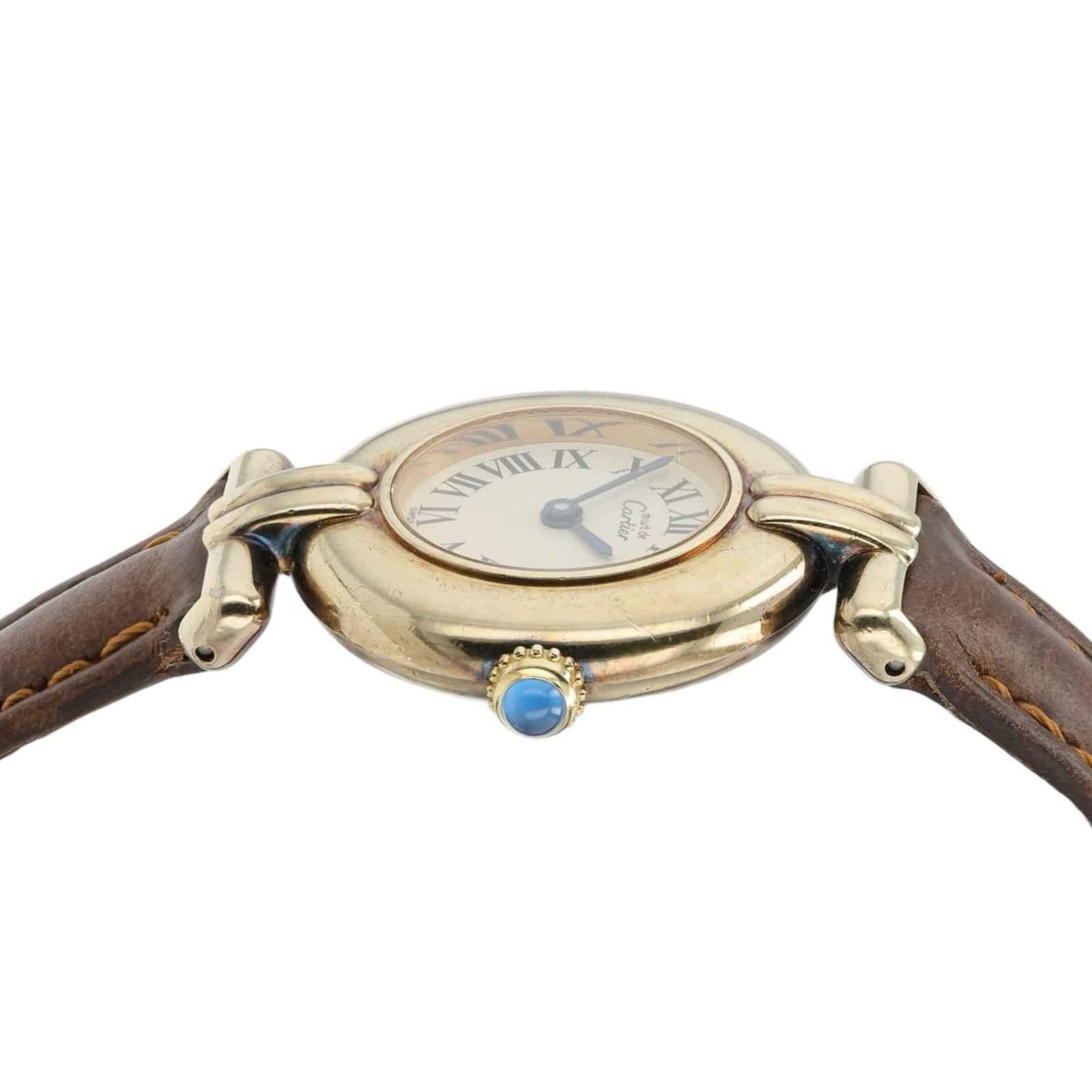 Cartier Colisee Silver Dial Vermeil 24mm Quartz Movement Women’s Watch 590002
