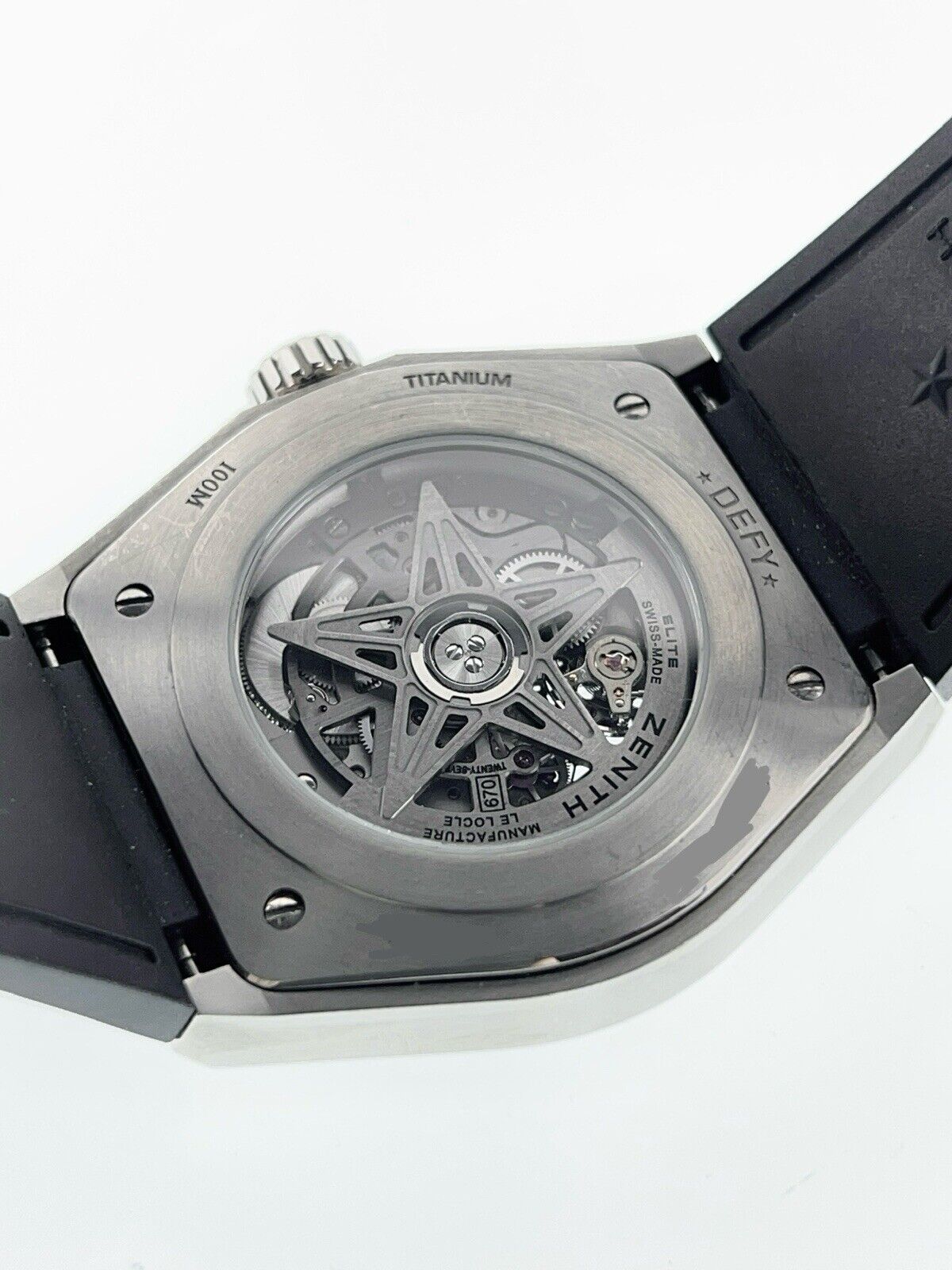 2018 Zenith Defy Titanium Skeleton Dial 41mm Automatic Men’s Watch 95.9000.670