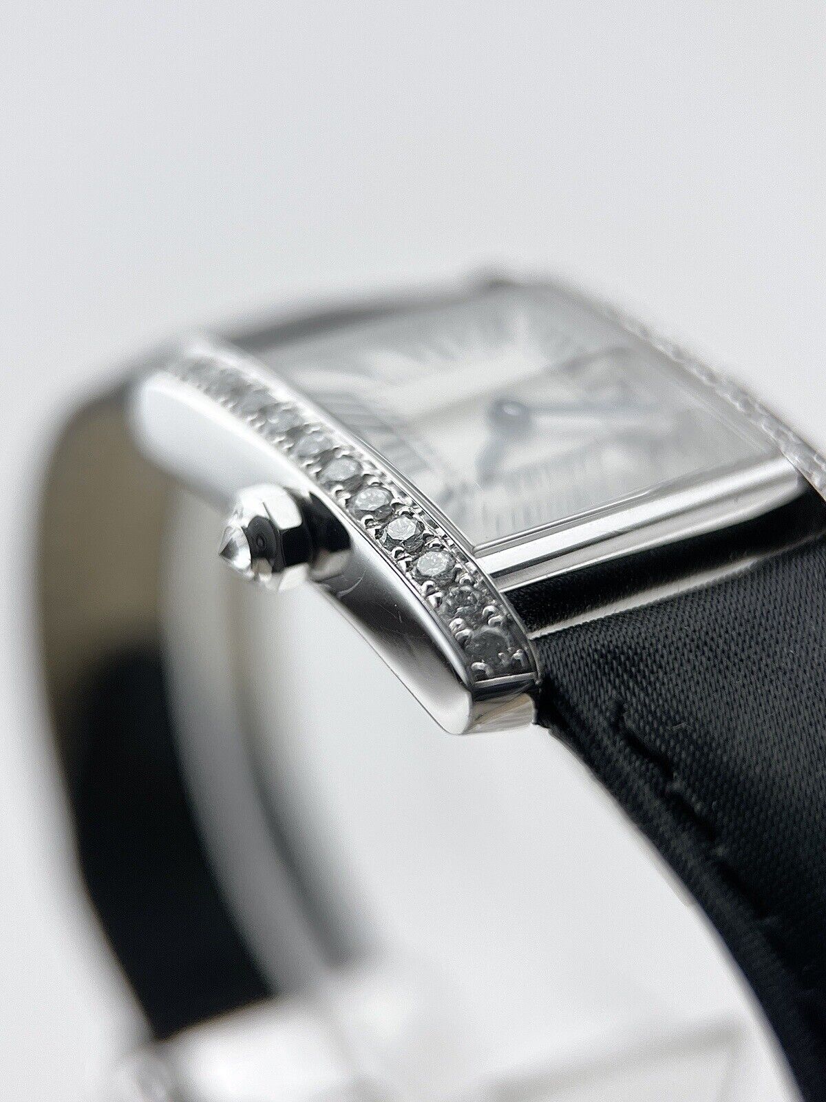 Cartier Tank Francaise 18K White Gold 30mm Factory Diamonds 2403 - B/P