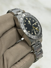 2022 Tudor Black Bay Pro Stainless Steel GMT Men's Black Dial Watch 79470