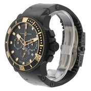 Ulysse Nardin Chronograph Black Dial Steel 46mm Automatic Men’s Watch 353-90