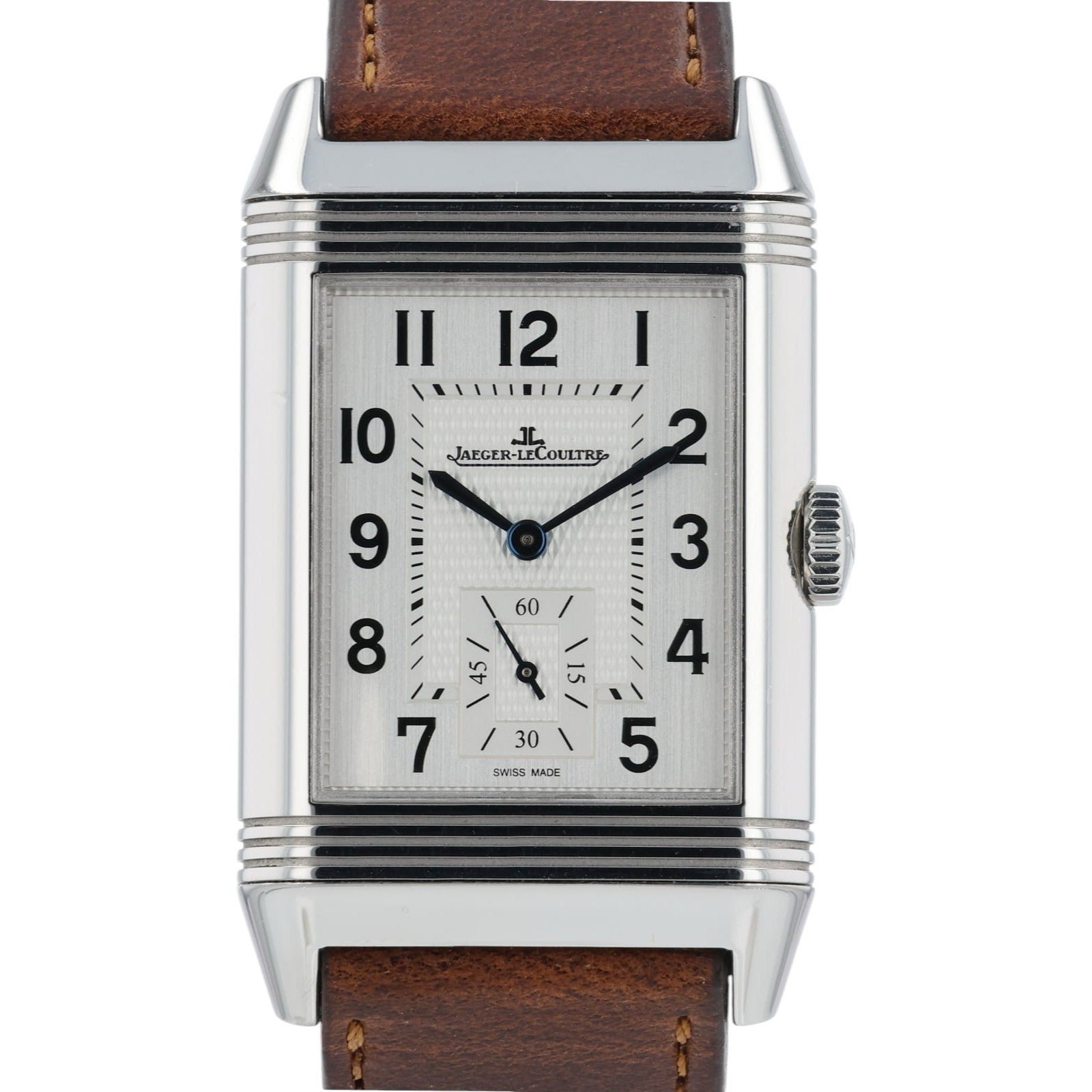 Jaeger-LeCoultre Reverso Silver & Black Dial Steel 28mm Manual Wind Q3848422