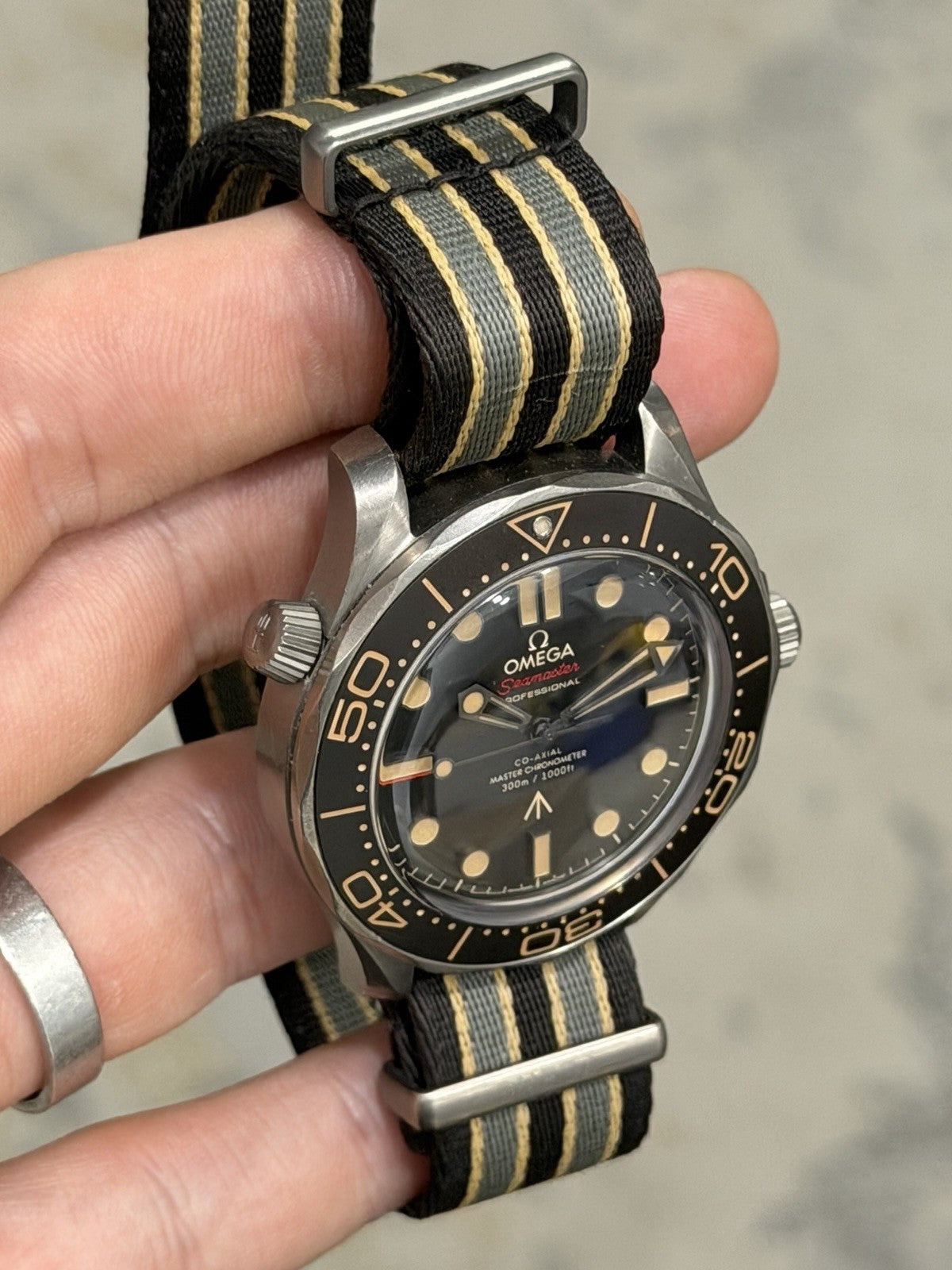 Omega Seamaster NTTD James Bond 007 No Time To Die Watch 210.92.42.20.01.001