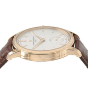 Vacheron Constantine Silver Dial 18k Rose Gold 38mm Manual Wind Mens Watch 82172