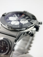 Breitling Chronomat Stainless Steel Black Dial 44mm Automatic Men’s Watch AB0136