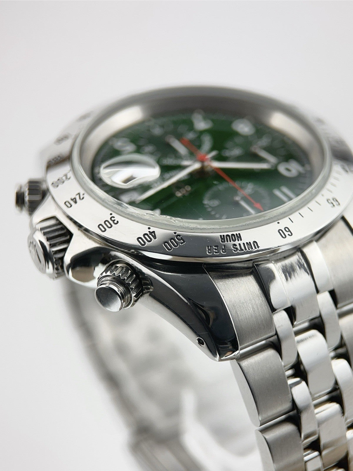 Steel Green Tudor Prince Date Chronograph 79280P | Birmingham Luxury Watches Birmingham, Michigan