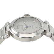 Cartier Pasha Gray Dial Stainless Steel 35mm Automatic Movement Mens Watch 2324