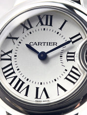 Cartier Ballon Bleu 28mm Ladies Quartz Stainless Steel Silver Dial 3009