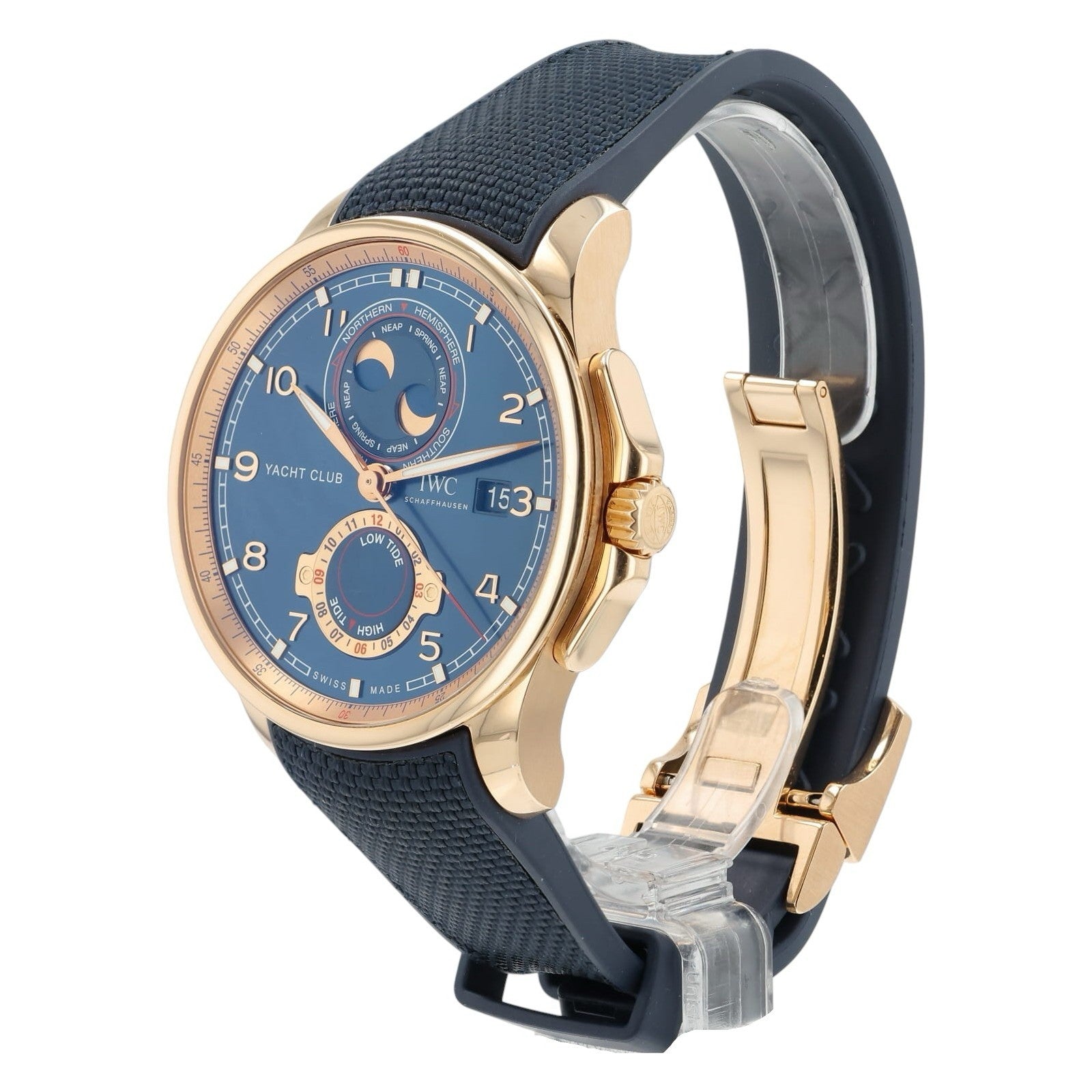 IWC Portugiesser Blue Dial 18k Rose Gold 44.6mm Automatic Men’s Watch IW344001
