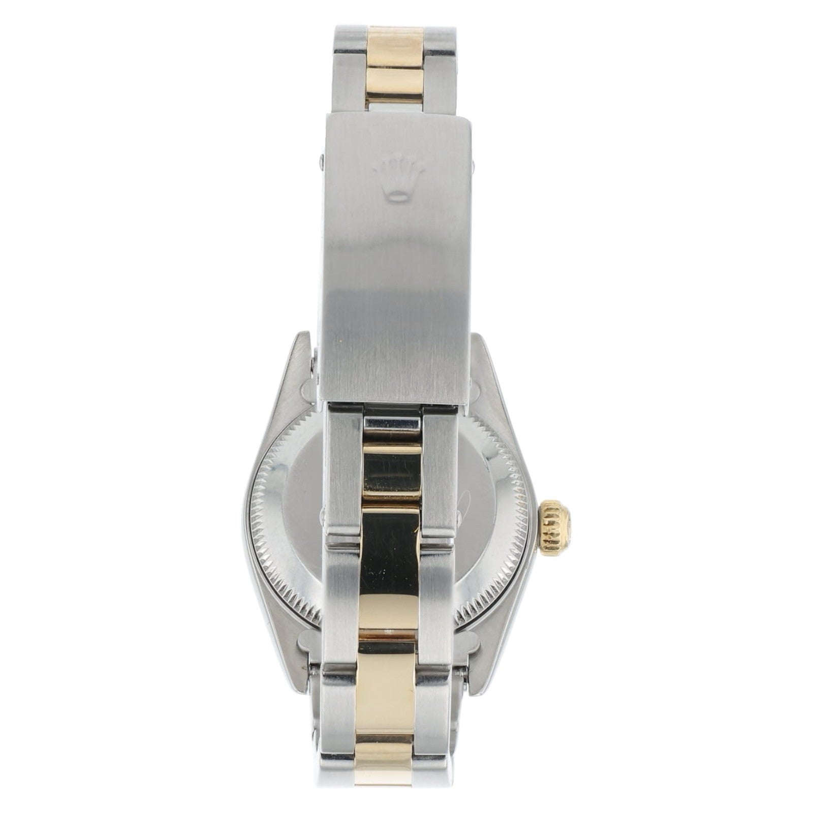 Rolex Oyster Perpetual Gold & Steel Champagne Dial 24mm Automatic Women’s 76183