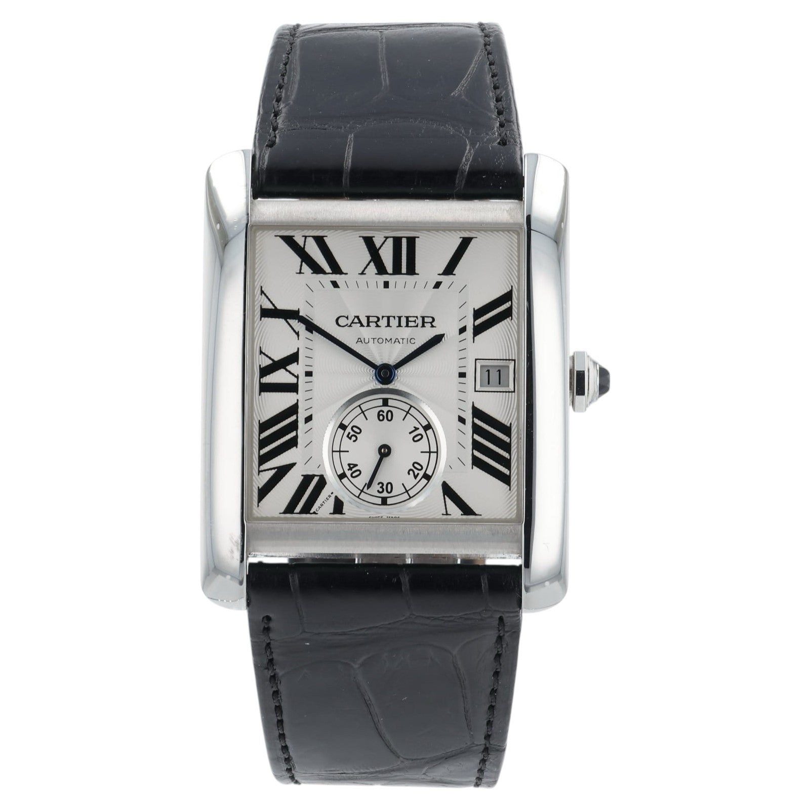 Cartier Tank MC Automatic Large Model Stainless Steel Men's Watch W5330003