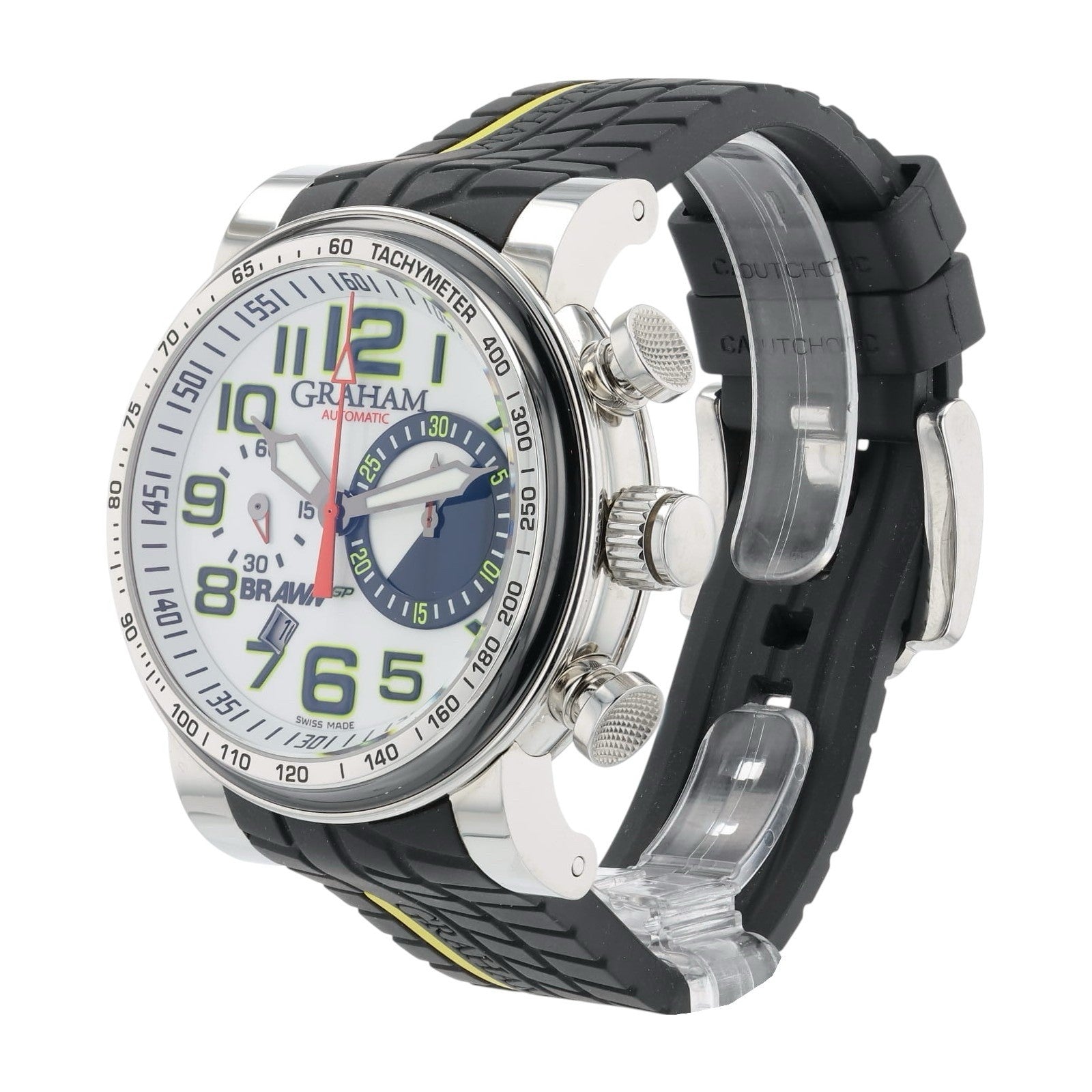 Graham Trackmaster White Dial Stainless Steel 47mm Automatic 2BRYO.W014.K66S
