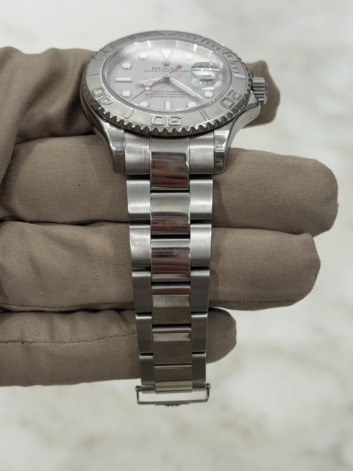 Rolex Yacht-Master Stainless Steel Silver Dial 40mm Auto Men's Watch 16622