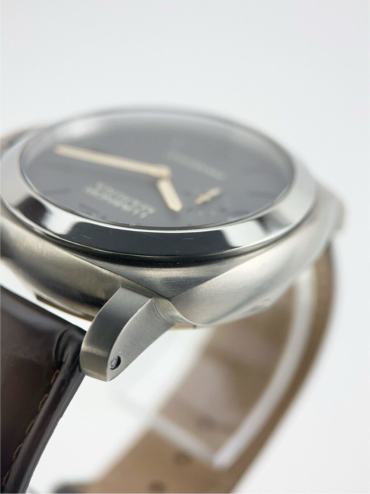 2024 SERVICE Panerai Luminor Marina 1950 Titanium Brown Dial 44mm Watch PAM00351