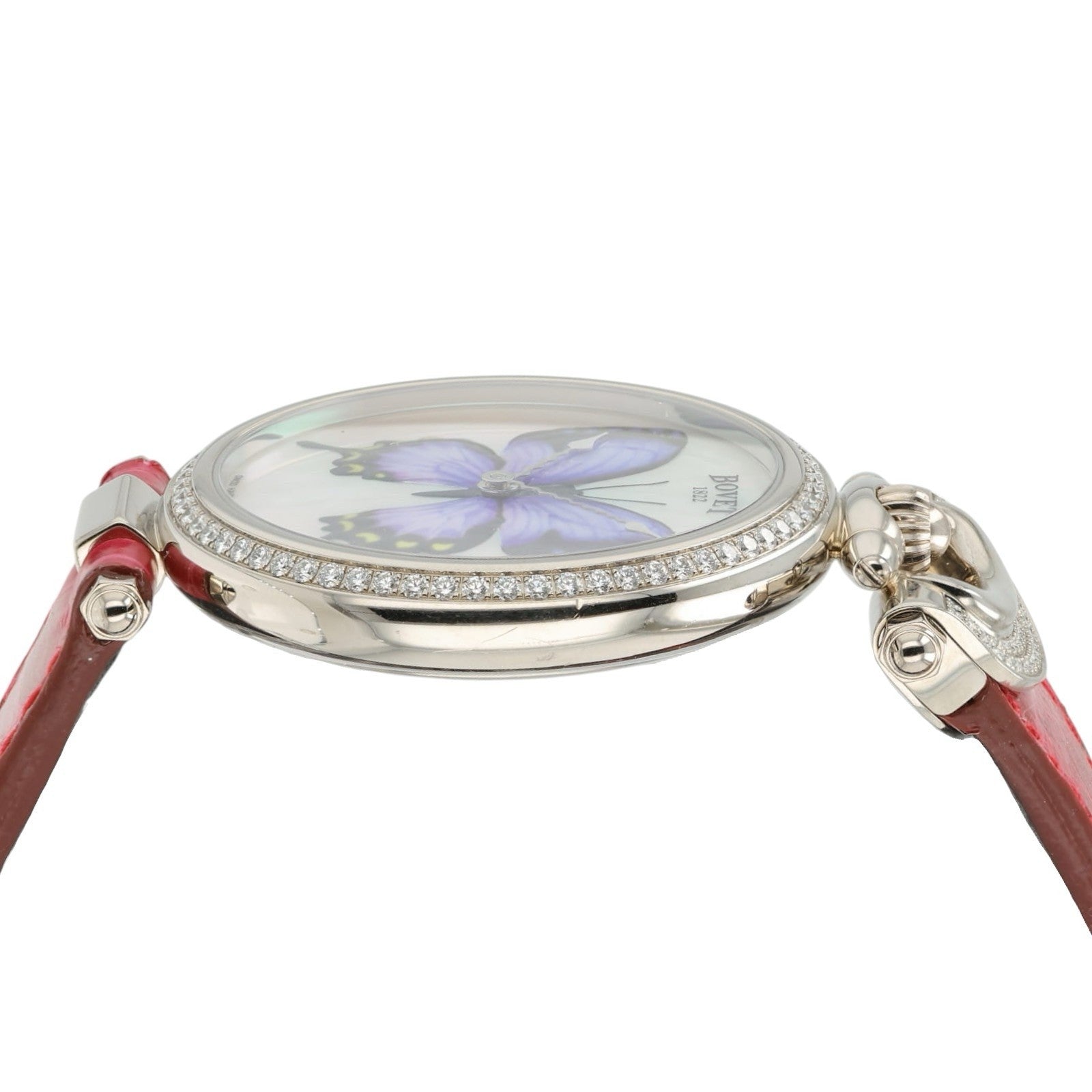 Bovet SD12 MOP with butterfly Motif Dial 18k White Gold 40mm Watch HMS5064-SD12