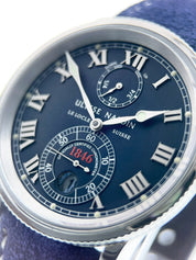 Ulysse Nardin Marine Stainless Steel Blue Dial 38mm Automatic Men's Watch 263-22