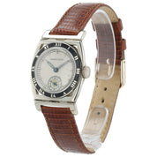 Hamilton Piping Rock Silver Dial 14k White Gold 29x43mm Manual Wind Men’s Watch