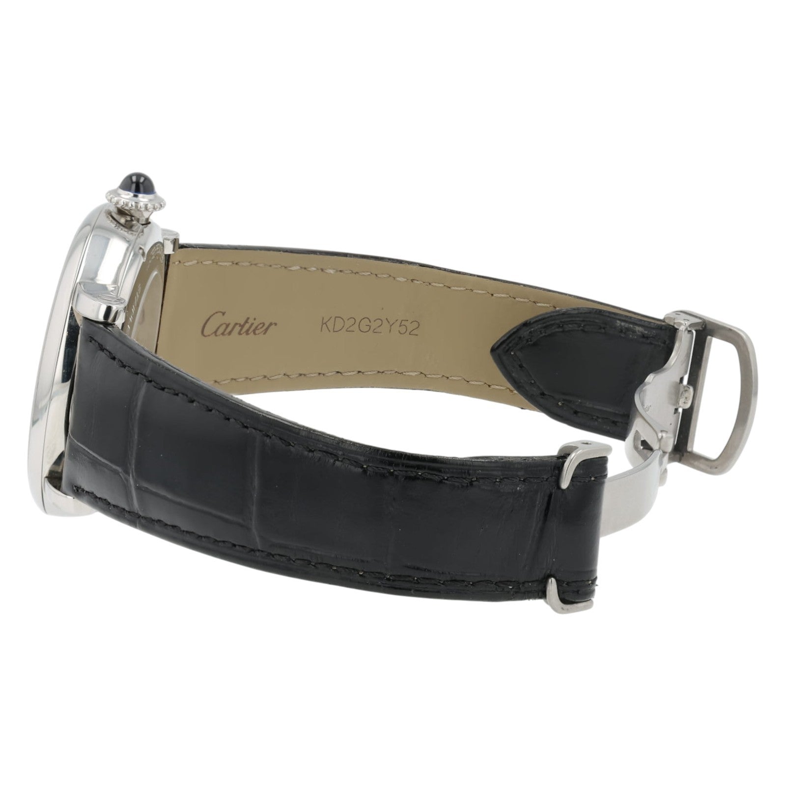 Cartier Rotonde Retrograde GMT Silver Dial Steel 42mm Automatic Mens W1556368