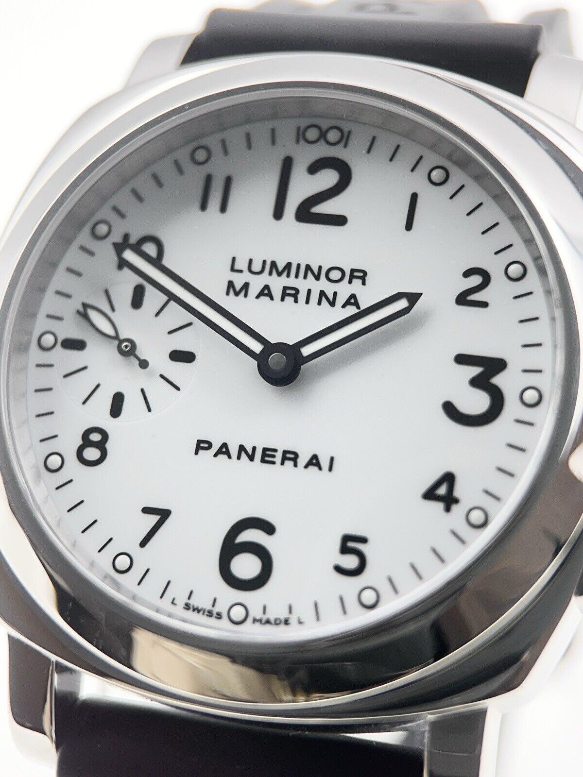 Panerai Luminor Marina White 44mm Manual Wind Men’s Watch PAM00113 - Serviced