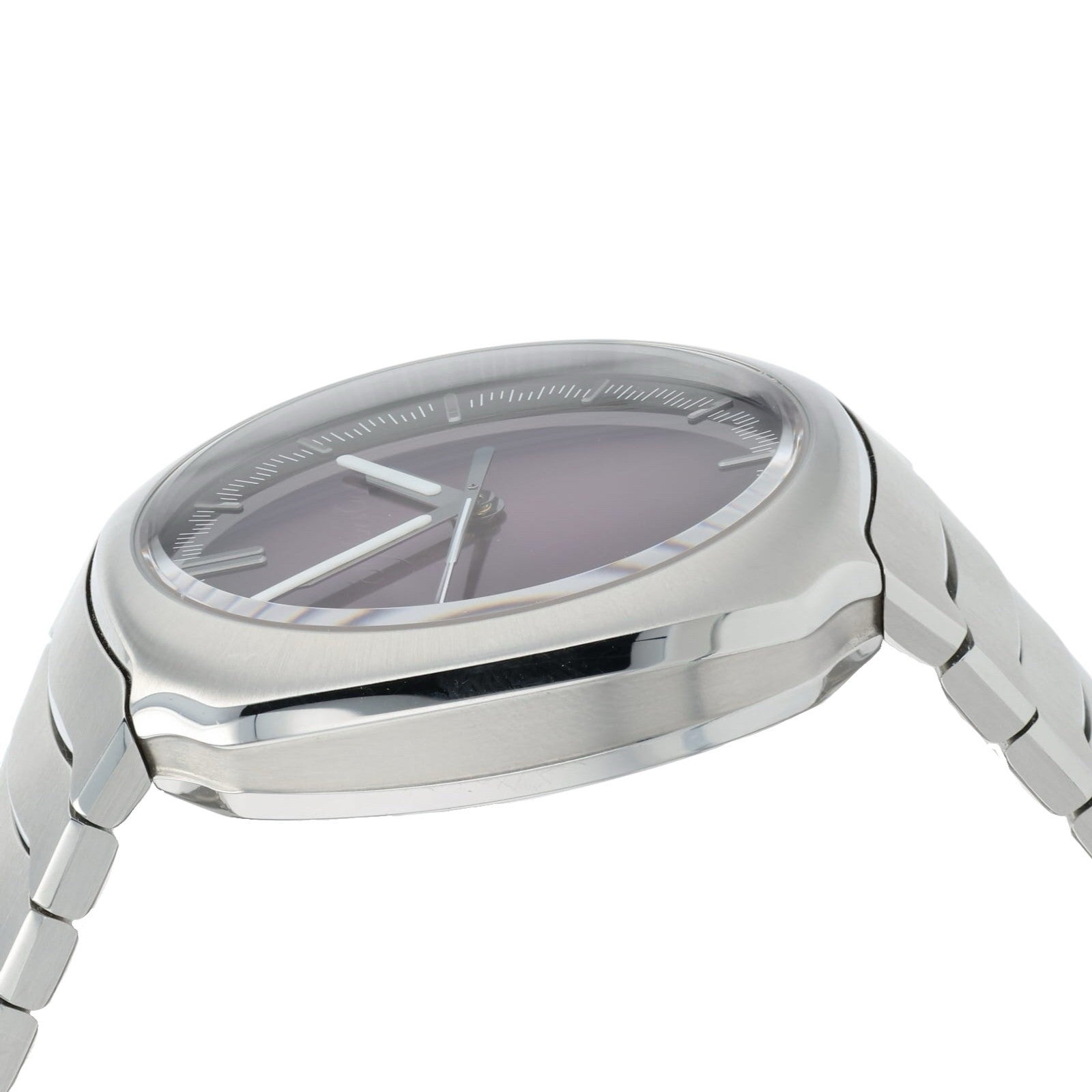 H. Moser & Cie. Streamliner Centre Seconds Purple Dial Steel 40mm Mens 6201-1201