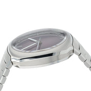 H. Moser & Cie. Streamliner Centre Seconds Purple Dial Steel 40mm Mens 6201-1201