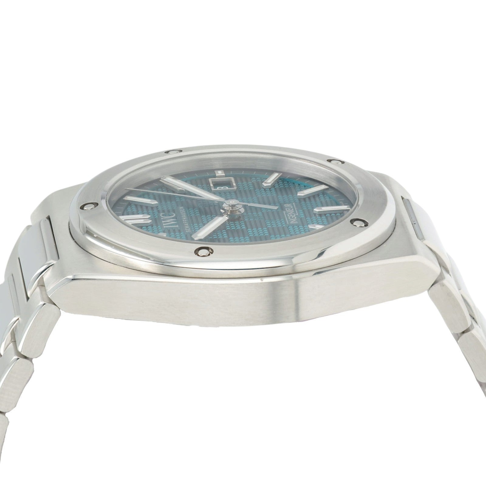 IWC Ingenieur Aqua Dial Stainless Steel 40mm Automatic Movement Mens IW3298903