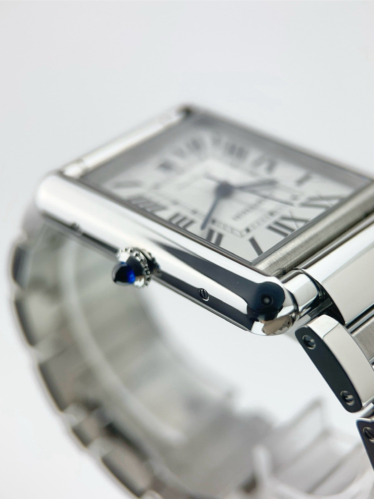 Cartier Tank Stainless Steel Silver Dial 31mm Automatic Men’s Watch WSTA0053