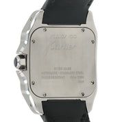Cartier Santos Silver Dial Stainless Steel 38mm Automatic Men's Watch W20073X8