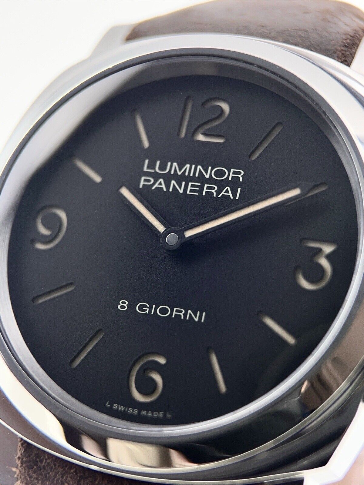 2021 Panerai Luminor Base Steel 44mm Manual Wind Mens Watch PAM00914 - Box/Paper