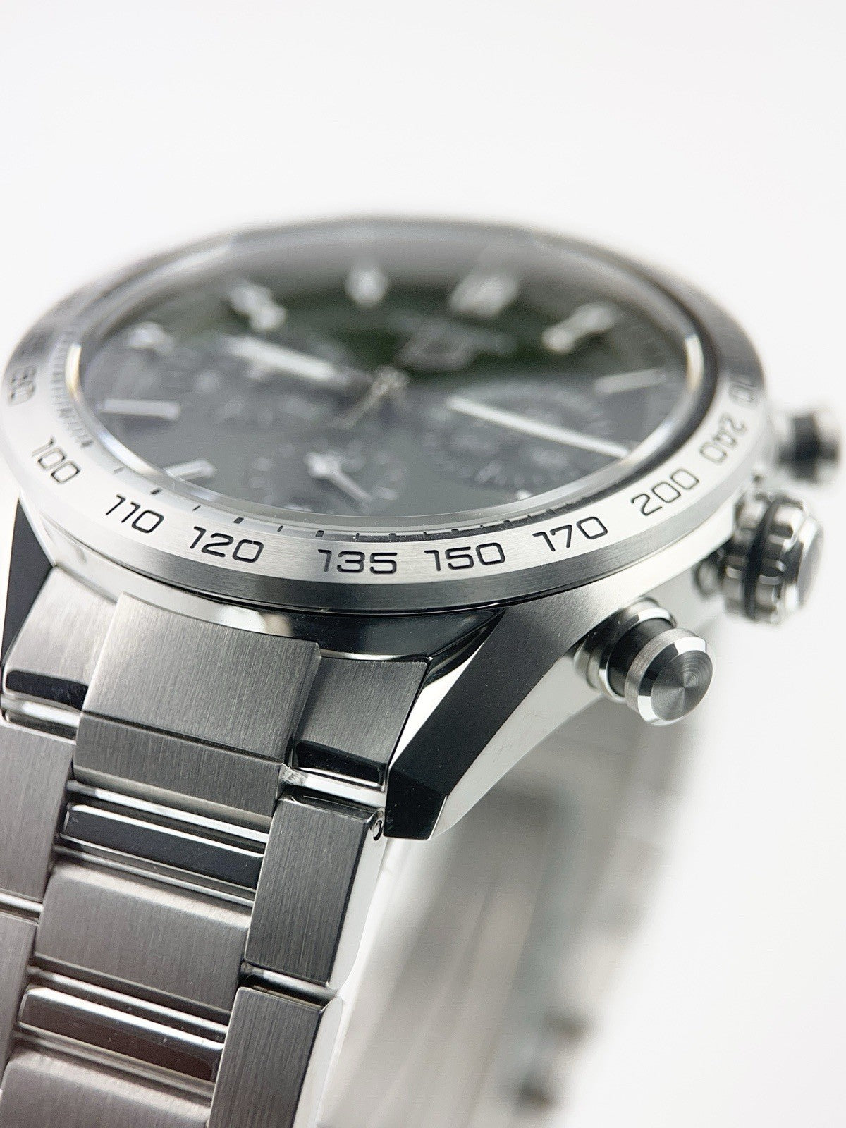 Tag Heuer Carrera Stainless Steel Green Dial 44mm Automatic Men’s Watch CBN2A10