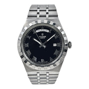 2022 Tudor Royal Day Date Black Automatic Steel 41mm 28600 Bracelet - Box/Papers