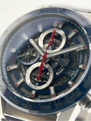 Tag Heuer Carrera Stainless Steel Blue Dial 43mm Automatic Men’s Watch CAR201T