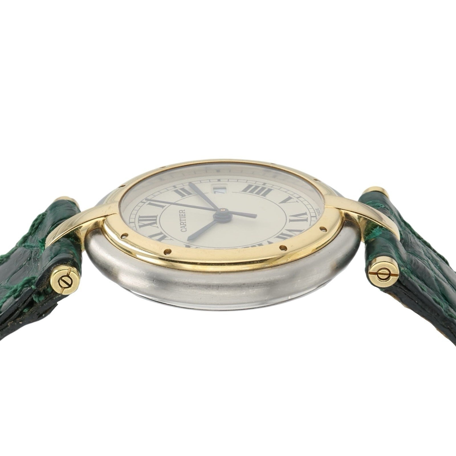 Cartier Panthere Vendome Silver Dial Gold & Steel 29mm Quartz Ladies Watch 1284