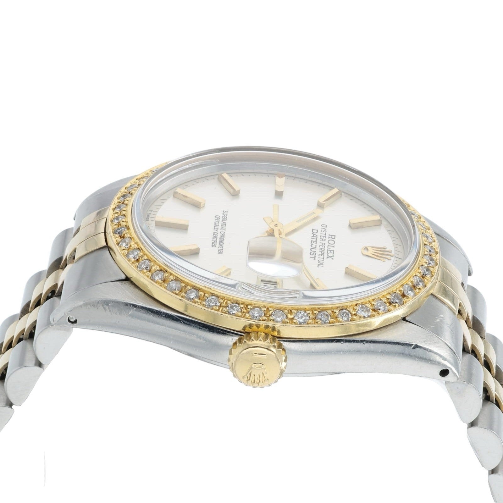 Rolex Two-tone Datejust Silver Dial Gold & Steel 36mm Automatic Men’s 1601