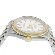 Rolex Two-tone Datejust Silver Dial Gold & Steel 36mm Automatic Men’s 1601