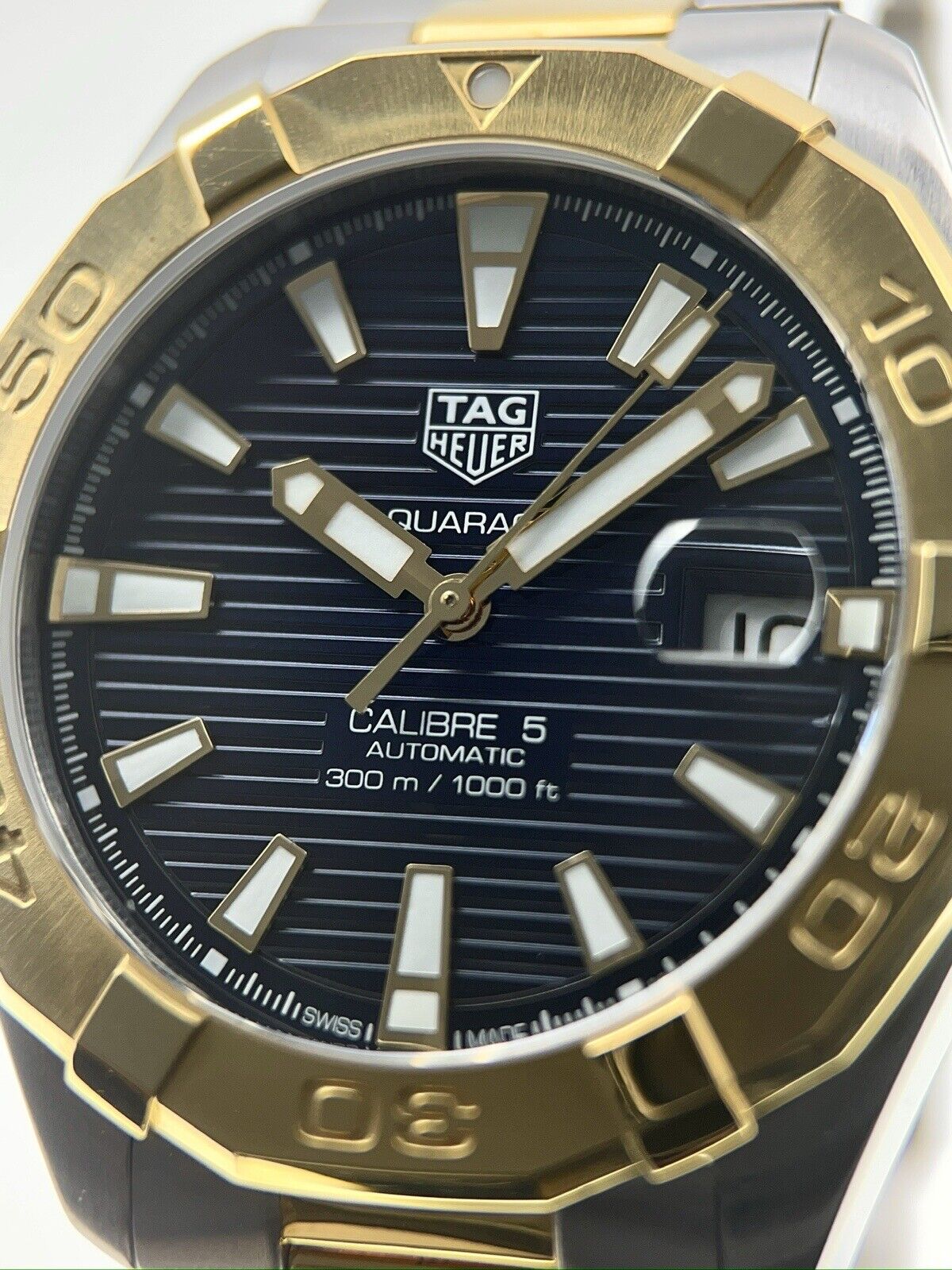 Tag Heuer Aquaracer Calibre 5 Steel & Gold 41mm Automatic Men’s Watch WBD2120