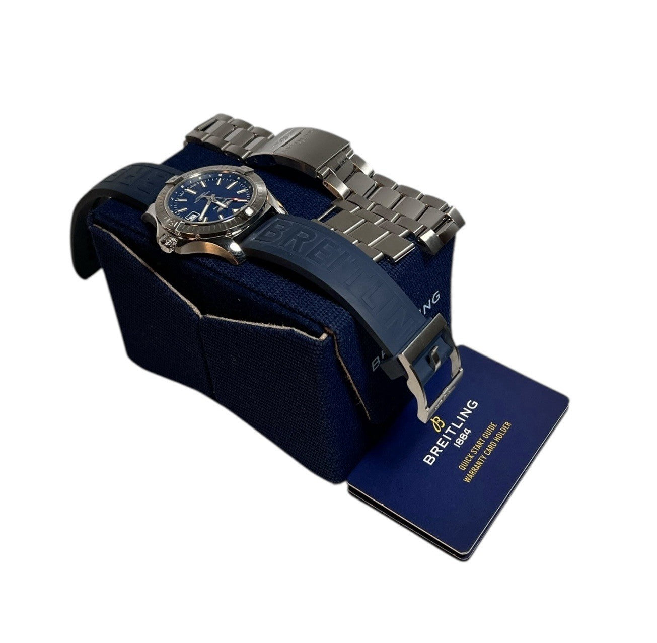 Breitling Avenger Stainless Steel Blue Dial 43mm Automatic Men’s Watch A17318