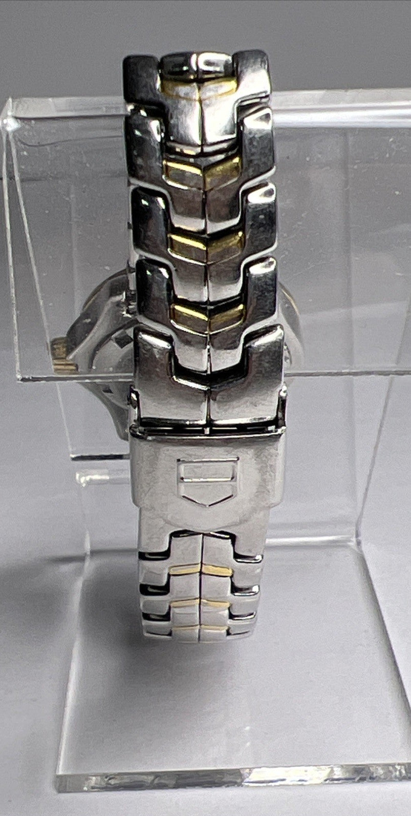 TAG Heuer Ladies Link Quartz Date Watch WJF1354 MOP Dial Diamond Bezel 27mm