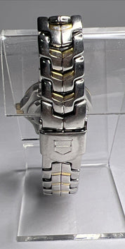 TAG Heuer Ladies Link Quartz Date Watch WJF1354 MOP Dial Diamond Bezel 27mm