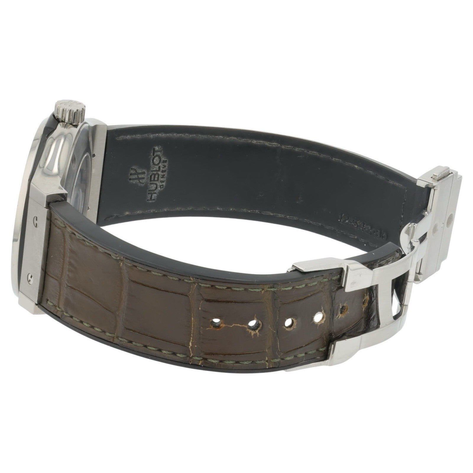 Hublot Classic Fusion Titanium Green Dial 42mm Automatic Mens 542.NX.8970.LR