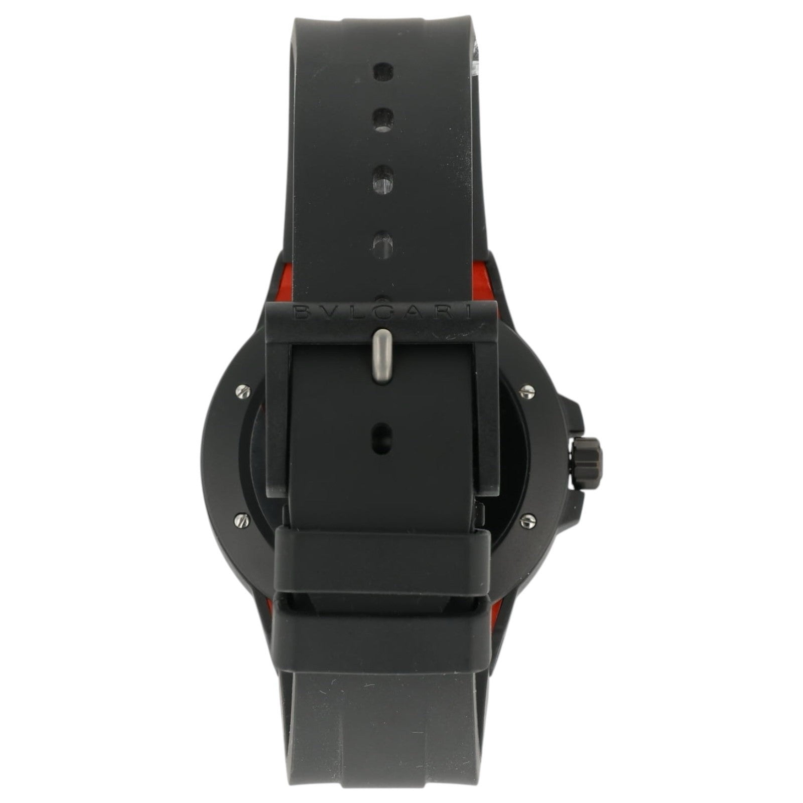 Bvlgari Diagono Magnesium Red Dial Steel 41mm Automatic Men’s Watch DG 41 SMC