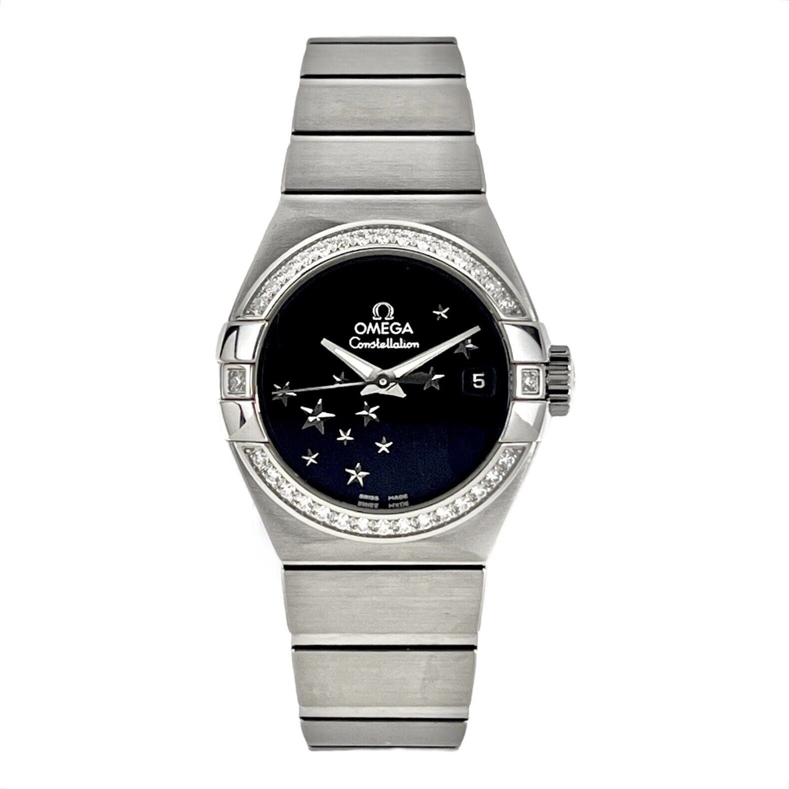 OMEGA Constellation 123.15.27.20.01.001 Dial Lady's Watch - Factory Diamonds