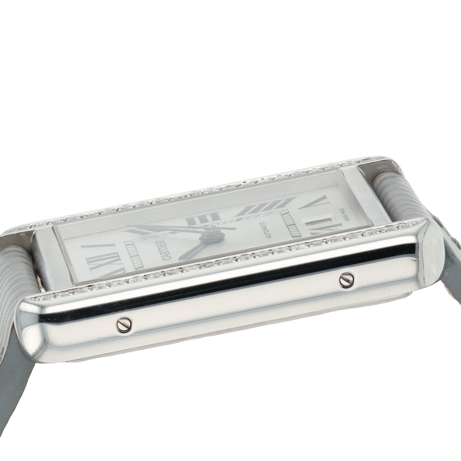 Cartier Tank Solo XL Stainless Steel Silver Dial 31x41mm Automatic Mens W5200027