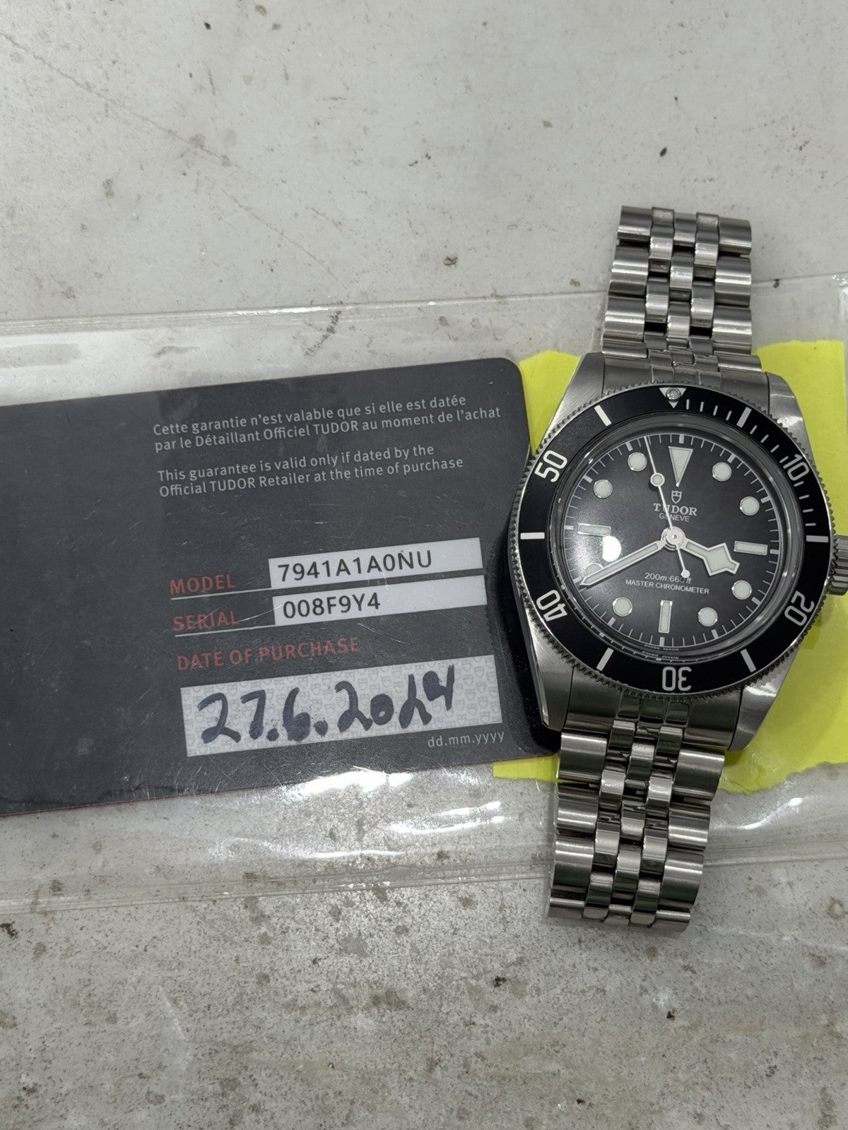 2024 Tudor Black Bay Steel Black 41mm Automatic Men's Watch 7941A1A0NU