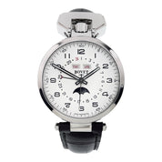 Bovet Sportster Triple Date Steel Silver Dial 40mm Automatic Men’s Watch QA0067