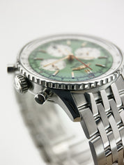 Breitling Navitimer Stainless Steel Green Dial 41mm Automatic Men’s Watch AB0139