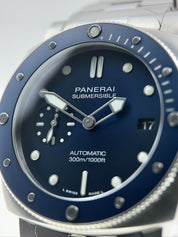 Panerai Luminor Submersible Steel Blue 42mm Automatic Men’s Watch PAM01068