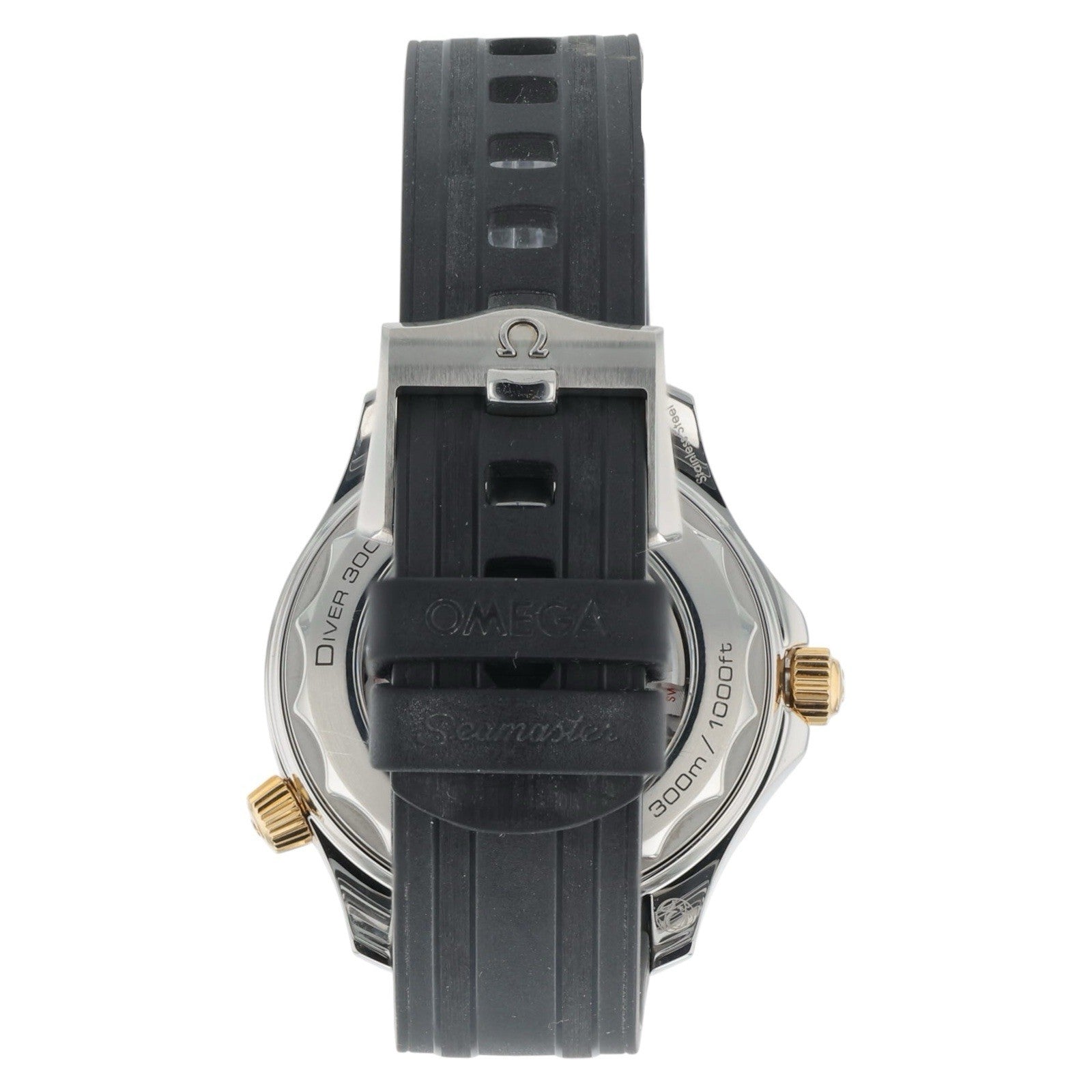 Omega Seamaster Diver Gold & Steel Black Dial 42mm Automatic 210.22.42.20.01.001