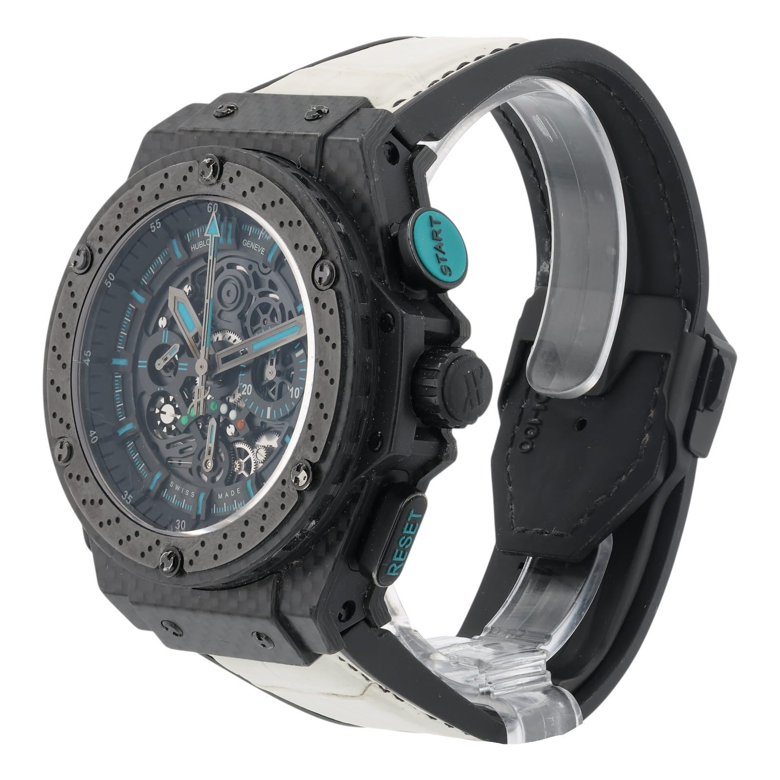 Hublot King Power F1 Abu Dhabi Skeleton Carbon 48mm Watch 719.QM.1729.NR.FAD11